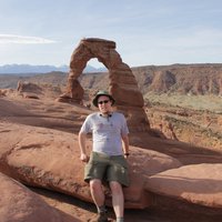 Me in front of Delicate Arch